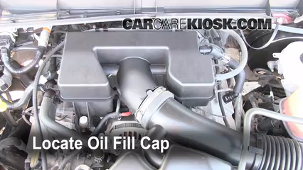 2011 Ford F-250 Super Duty XLT 6.2L V8 FlexFuel Standard Cab Pickup Aceite Agregar aceite